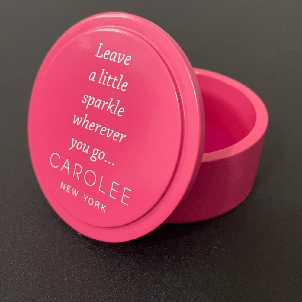 Carolee New York Pink Mini Jewelry Box